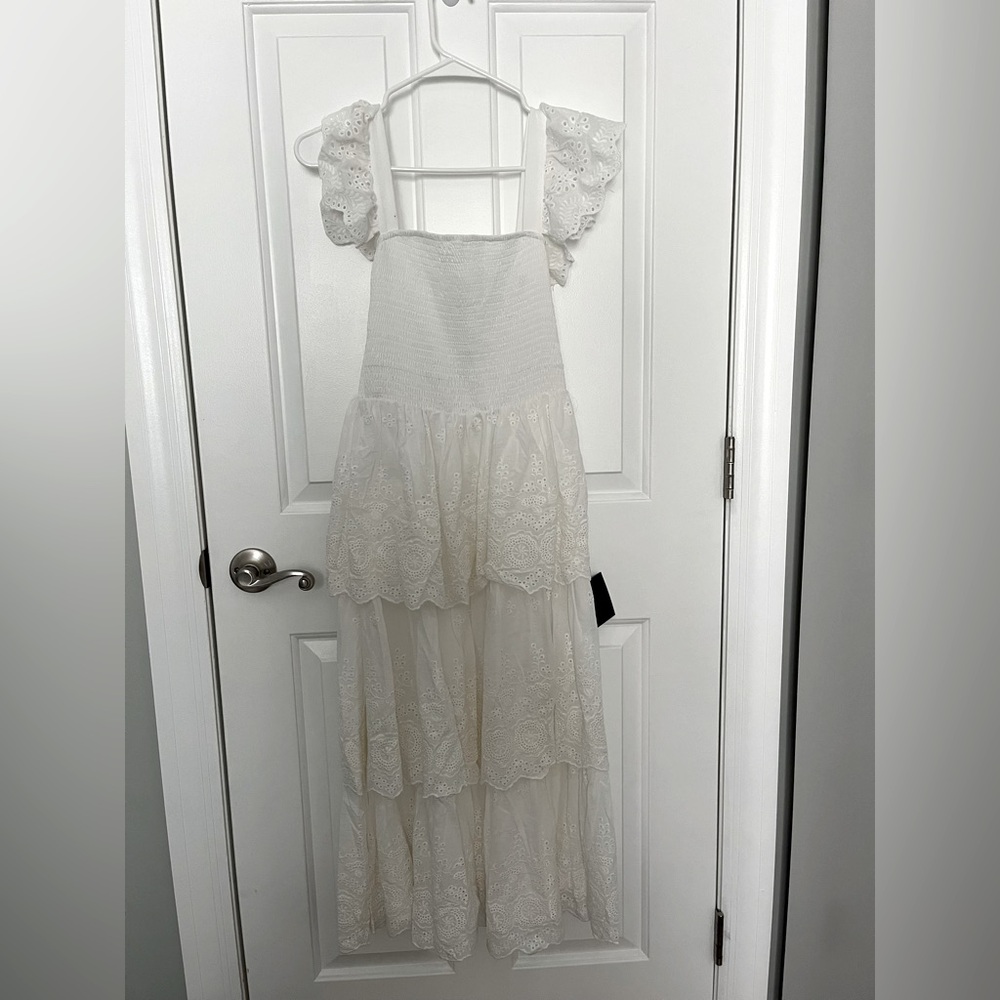 Lulus white summer maxi dress